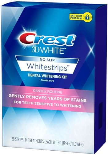Crest 3D White Gentle Routine Dental Whitening Kit with 14 Treatments