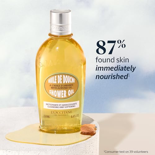 L'Occitane - Aceite de ducha de almendra para limpieza y suavizante