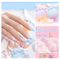 beetles Gel Polish - Set de esmaltes de uñas en gel pastel Beetles, esmalte en gel para primavera y verano, juego de esmalte en gel remojo, se requiere lámpara de uñas, 7,3 ml cada botella, decoración de Pascua, caja de regalo