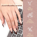 Beetles Gel Polish - Kit de esmalte de uñas en gel Beetles con luz UV, kit de inicio, colección Coffee Cafe, marrón neutro, beige, color malva, esmalte en gel, lámpara de uñas LED UV, base, capa superior de gel, bricolaje, regalo de manicura para el hogar