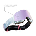 Gafas protectoras 100% SNOWCRAFT HiPER Premium (blanco/rojo - lente roja espejo)