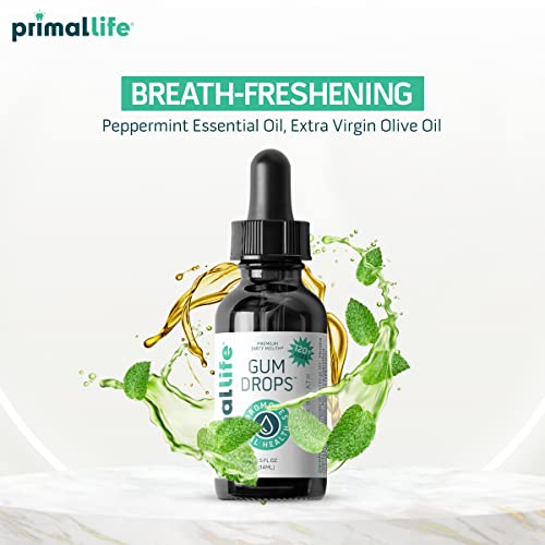 Natural Gum Serum, Organic Breath Freshener, Natural Mouthwash, Dirty Mouth Boost Gum Serum 0.5 Ounces - Made in the USA - Safe, Effective and All Natural