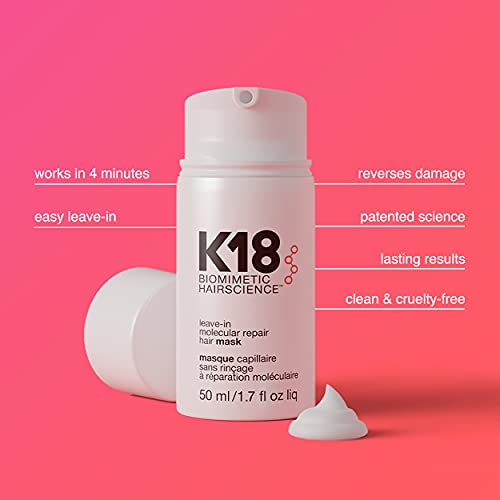 K18 Hair Leave-In Molecular Repair Hair Mask Unisex Masque 1.7 oz