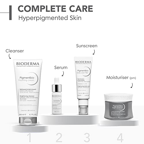 Bioderma | Pigmentbio Foaming Cream Limpiador Iluminador 200ml | Exfolia e ilumina la piel con manchas e hiperpigmentación