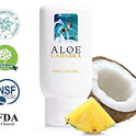 Aloe Cadabra Lubricante personal comestible para hombres, mujeres y parejas, 2.5 onzas