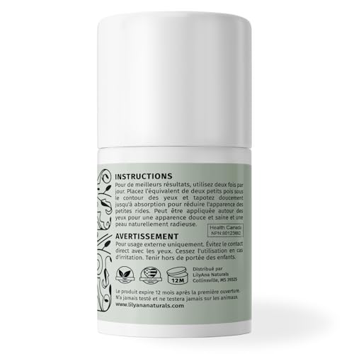 Eye Cream Moisturizer (1.7oz) 94% Natural Anti Aging Skin Care