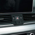 Soporte de teléfono de carga inalámbrica, ventilación de aire retráctil automática eléctrica que sostiene el montaje para Audi Q5 2018 2019, soporte de teléfono de coche para iPhone 8, X, XS para Samsung S9, S10 Smartphone