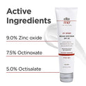 EltaMD Loción de protección solar UV Sport, de amplio espectro SPF 50, fórmula de óxido de zinc a base de minerales, resistente al agua