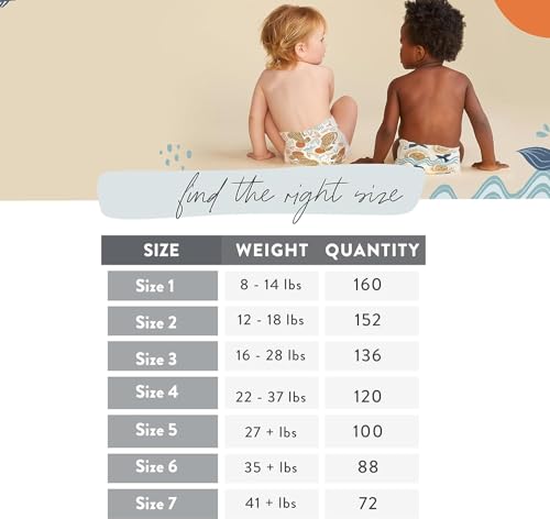 The Honest Company Clean Conscious Diapers | Plant-Based, Sustainable | Classic Stripes + Feeling Nauti | Super Club Box