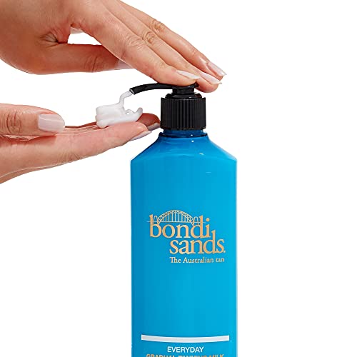 Bondi Sands Everyday Gradual Tanning Milk | Long-lasting, Tanning Body Moisturizer Enriched With Aloe Vera and Vitamin E for Glowing Skin, 12.68 Fl Oz