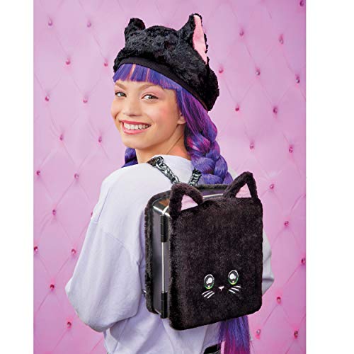 MGA Entertainment Na! Na! Na! Surprise 3 en 1 Mochila Dormitorio Black Kitty con Muñeca Tuesday Meow de Edición Limitada