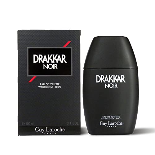 chavo Laroche Drakkar Noir Eau de Toilette Spray para hombres, 3.4 onzas líquidas