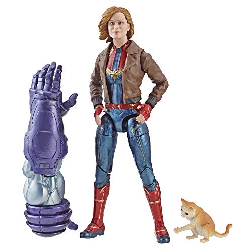 Figura Captain Marvel con Goose 6 Pulgadas, Captain Marvel