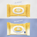 Burt's Bees Baby Toallitas sin cloro, toallitas naturales sin perfume, 72 toallitas