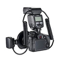YONGNUO YN-24EX Macro Ring Flash Speedlite with 2 Flash Head 4 Adapter Rings for Canon, with MicroFiber Cloth