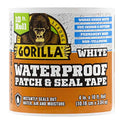 Gorilla - Cinta adhesiva impermeable, 10 x 10 m, color blanco (paquete de 1)
