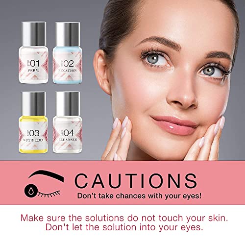 VASSOUL Eyelash Perm Kit, Professional Eyelash Lash Extensions, Lash Lifts, Lash Curling, Semi-Permanent Curling Perming Wave Suitable For Salon