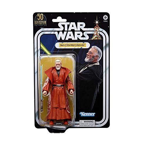 Star Wars The Black Series - Ben (OBI-WAN) Kenobi a Escala de 15 cm - 50.º Aniversario de Lucasfilm - Figura de la trilogía Original de