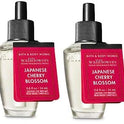 Baño cuerpo y obras Japanese Cherry Blossom Wallflower fragancia recambio. 2 Pack 0,8 oz