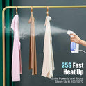FUMORCLU - Vaporizador de ropa de viaje de 950 W para ropa, removedor de arrugas portátil de mano, calentamiento rápido de 25 segundos con apagado automático y diseño a prueba de fugas, tanque de agua desmontable de 120 ml