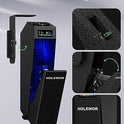 HOLEWOR - Pistola biométrica segura para pistolas, pistola, segura para pistola con huella digital, 3 maneras de acceso rápido, seguro para mesita de noche, computadora, vehículo