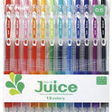 Pilot Juice Bolígrafo de tinta de gel, 0.38 mm, juego de 12 colores, Standart