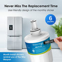 Waterdrop DA29-00003G Filtro de agua para refrigerador, repuesto para Samsung DA29-00003G, DA29-00003B, DA29-00003A, Aqua-Pure Plus, HAFCU1, RFG237AARS, FMS-1, RS22HDHPNSR, RSG257AARS, WSS-1, 3 filtros