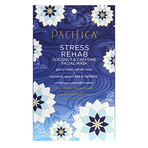 Pacifica Beauty Stress Rehab Coconut & Caffeine Facial Mask, 0.67 Ounce