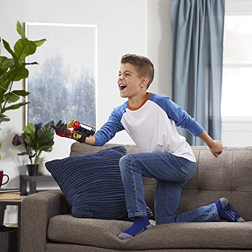 Marvel Spider-Man Super Web Slinger, Redes de Disparos 2 en 1 o Agua, Juguete de Disparo de Red Spider-Man, Juguetes de Juego de rol, Juguetes de Spider-Man para niños y niñas de 5 años