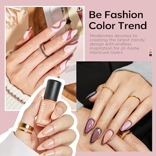 Modelones - Esmalte de uñas en gel (7 colores)