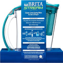 Brita 10 Cup Stream Filtro como usted Vierta Agua Jarra con 1 filtro, rápidos, sin BPA, carbono Gray