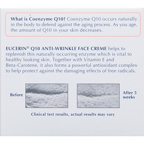 Eucerin Q10 Anti-Wrinkle Sensitive Skin Creme 1.7 Ounce