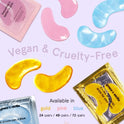 Grace & Stella Anti-Wrinkle + Energizing Gold Collagen Eye Masks | Depuffing Undereye Patches | Vegan & All-Natural (24 Pairs)