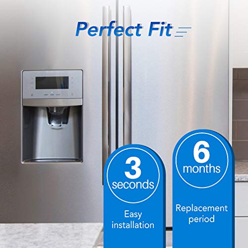 ICEPURE MSWF - Filtro de agua para frigorífico compatible con GE MSWF, 101820A, 101821B, RWF1500A, 3 unidades