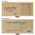 PURA D’OR Perfect 10 Essential Oil Wood Box Set 10mL USDA Organic & Pure (Tea Tree-Lemon-Lavender-Sweet Orange-Rosemary-Lemongrass-Frankincense-Peppermint-Eucalyptus-Cedarwood)