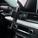 Soporte de teléfono de carga inalámbrica, ventilación de aire retráctil automática eléctrica que sostiene el montaje para Audi Q5 2018 2019, soporte de teléfono de coche para iPhone 8, X, XS para Samsung S9, S10 Smartphone