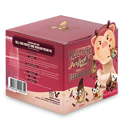 Elizavecca Milky Piggy Hell-Pore perfect wine sparkling peeling pad