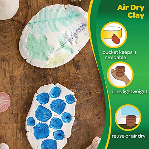Crayola Air Dry Clay 25 lb Value Pack White