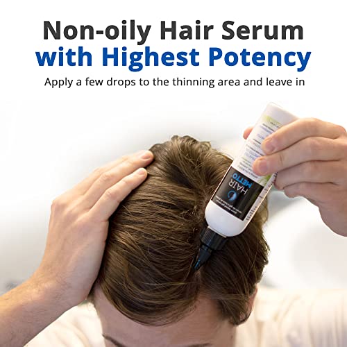 HAIRMETTO Saw Palmetto Stinging Nettle SERUM for Hair Growth, Hair Regrowth, Alopecia, Hair Loss, Baldness Treatment, DHT Blocker, Androgen Blocker, Hair Follicle Stimulator Oil for Hair Regeneration