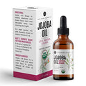 Jojoba Oil (4 oz), USDA Certified Organic, 100% Pure, Cold Pressed, Unrefined. Revitalizes Hair and Gives Skin a Radiant, Youthful Look. Great treatment for Face, Lips, Cuticles, Stretch Marks, Beard