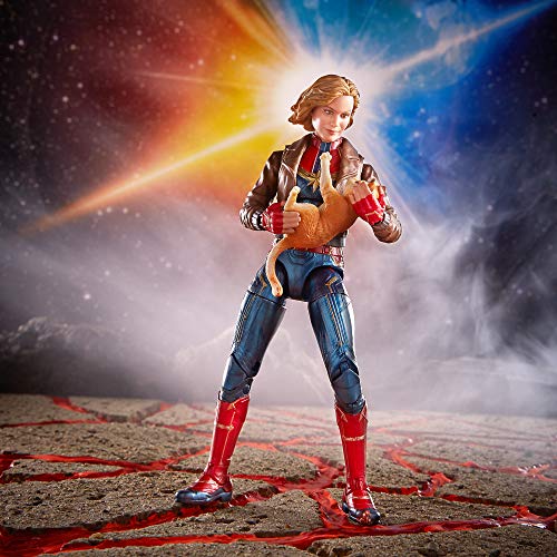 Figura Captain Marvel con Goose 6 Pulgadas, Captain Marvel