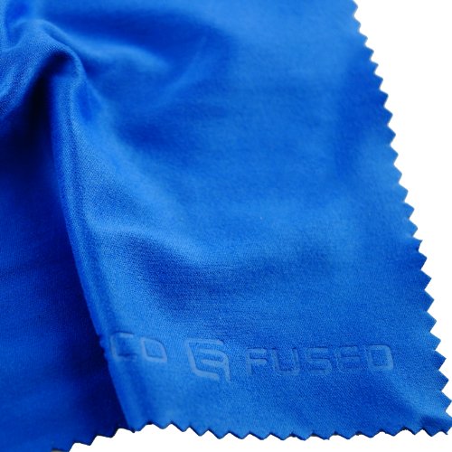 Eco-Fused Paños de limpieza de microfibra, 10 paños y 2 paños blancos, ideal para limpiar gafas, lentes de cámara, iPad, tabletas, teléfonos, iPhone, teléfonos Android, pantallas LCD y otras superficies delicadas