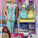 Muñeca Barbie Careers Pediatra 2 Bebés rubia