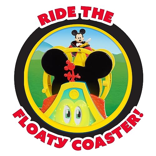 Disney Junior Mickey Mouse Funny The Funhouse 13 Piece Lights and Sounds Playset, Includes Mickey Mouse, Donald Duck and Bonus Pluto Figure, Amazon Exclusive, by Just Play