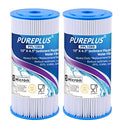 Filtro de sedimento plisado para agua de pozo, cartucho de repuesto para DuPont WFHDC3001, GE FXHSC, Culligan R50-BBSA, Pentek R50-BB, American Plumber W50PEHD, GXWH40L, PPL10BB, 2 unidades