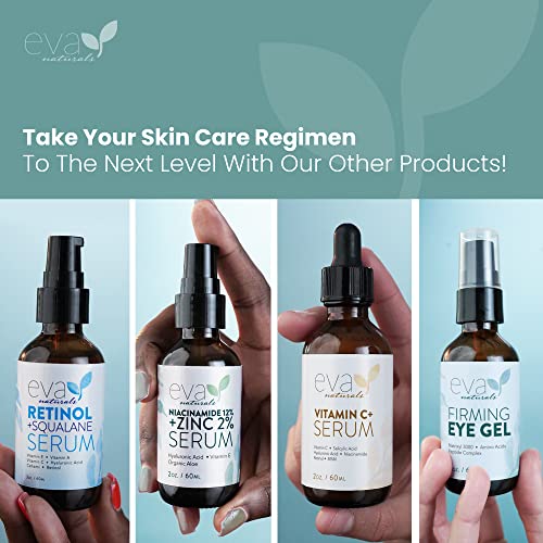 Vitamin C Serum 20% by Eva Naturals (1 oz) - Best Vitamin C Serum for Face, Offers Anti-Aging & Protection Against UV & Free Radical Damage - Hyaluronic Acid, Vitamin E & Turmeric - Enhanced Formula by Eva Naturals
