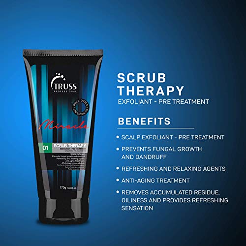 Scrub Therapy Scalp Treatment - Exfoliator Prevents Fungal Growth & Dandruff.