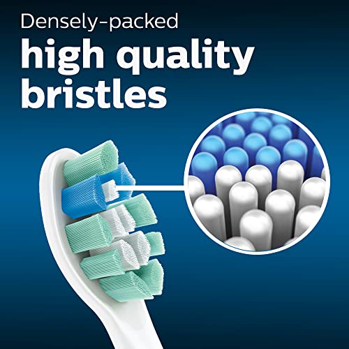 Philips Sonicare Optimal Plaque Control replacement toothbrush heads, HX9023/65, BrushSync technology, White 3-pk