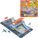 Matchbox Action Drivers Matchbox Aventura en el Aeropuerto con Luces, Sonidos y Piezas móviles, Incluye 1 Coche y 1 1 avión, se Conecta a Otros Juegos, Regalo para niños de 3 años en adelante
