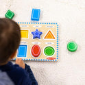 Melissa & Doug Shapes Rompecabezas de madera grueso